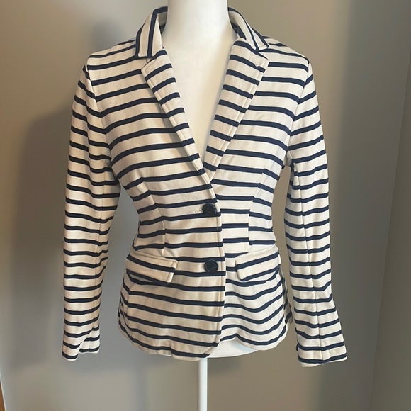 Vineyard Vines Jackets & Blazers - Vineyard Vines | Striped Navy Cotton Blazer | Sz M